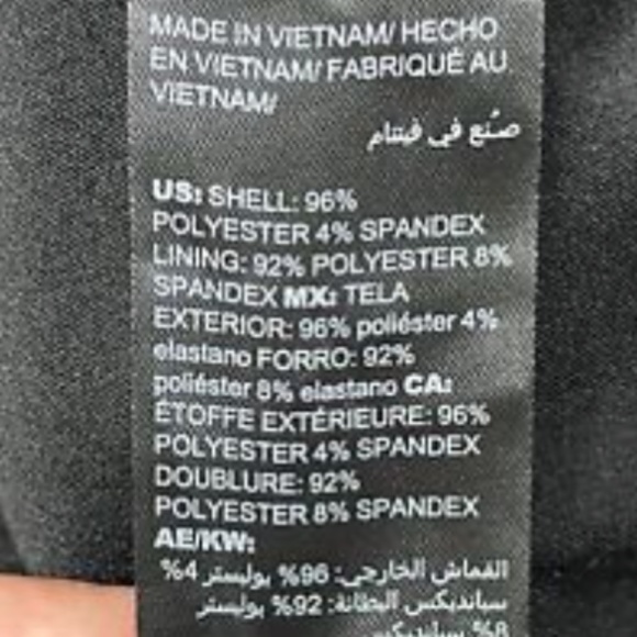 White House Black Market Black & White Twist-Front Keyhole Halter Top — XL - Picture 5 of 6